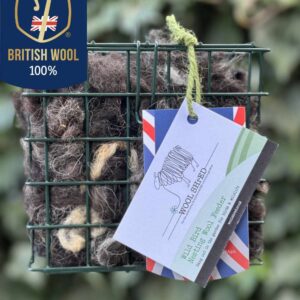 Wild Bird Nesting Wool and Feeder