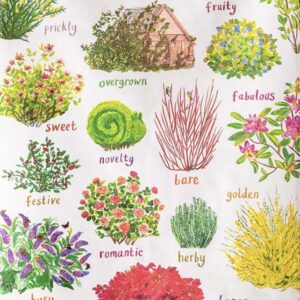 Bushes tea towel