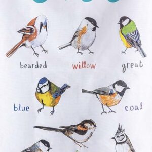 Tits Birds Tea Towel